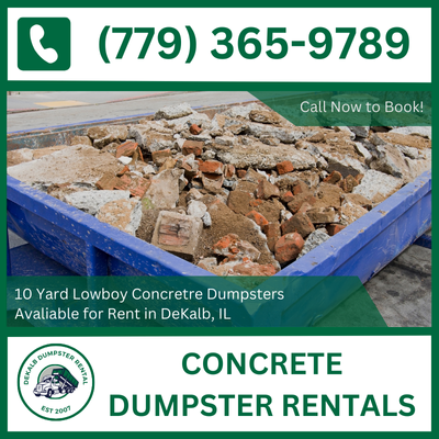DeKalb Concrete Dumpster Rental